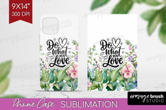Inspirational Quote Phone Case PNG - Wildflowers Case PNG Product Image 1