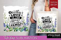 Mothers Day Quote Tote Bag - Wildflowers Tote Bag PNG Product Image 1