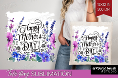 Mothers Day Quote Tote Bag - Wildflowers Tote Bag PNG Product Image 1
