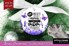 Mothers Day Quote Ornament PNG - Wildflowers PNG Sublimation Product Image 1