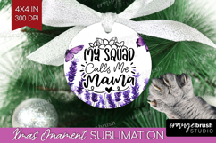 Mothers Day Quote Ornament PNG - Wildflowers PNG Sublimation Product Image 1