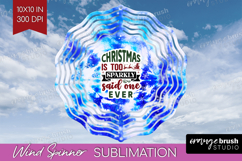 Sarcastic Christmas Quote Wind Spinner Sublimation PNG - Tie Product Image 1