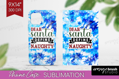 Sarcastic Christmas Quote Phone Case PNG - Winter Tie Dye Product Image 1