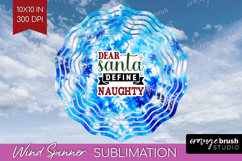 Sarcastic Christmas Quote Wind Spinner Sublimation PNG - Tie Product Image 1