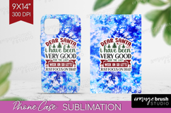 Sarcastic Christmas Quote Phone Case PNG - Winter Tie Dye Product Image 1