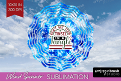 Sarcastic Christmas Quote Wind Spinner Sublimation PNG - Tie Product Image 1