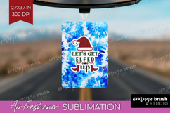Sarcastic Christmas Quote Air Freshener PNG - Winter Tie Dye Product Image 1