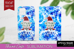 Sarcastic Christmas Quote Phone Case PNG - Winter Tie Dye Product Image 1