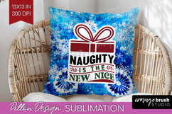 Sarcastic Christmas Quote Pillow Sublimation - Winter Tie Product Image 1