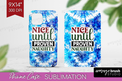 Sarcastic Christmas Quote Phone Case PNG - Winter Tie Dye Product Image 1