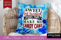 Sarcastic Christmas Quote Pillow Sublimation - Winter Tie Product Image 1