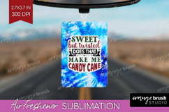 Sarcastic Christmas Quote Air Freshener PNG - Winter Tie Dye Product Image 1