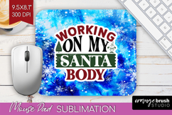 Sarcastic Christmas Quote Mouse Pad Sublimation - Winter Tie Product Image 1