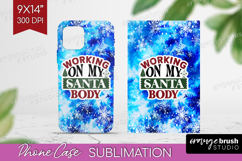 Sarcastic Christmas Quote Phone Case PNG - Winter Tie Dye Product Image 1