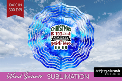 Sarcastic Christmas Quote Wind Spinner Sublimation PNG - Tie Product Image 1