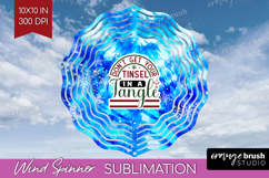 Sarcastic Christmas Quote Wind Spinner Sublimation PNG - Tie Product Image 1