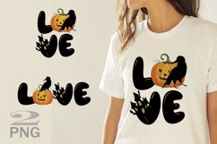 Love Halloween. halloween sublimation png Product Image 1