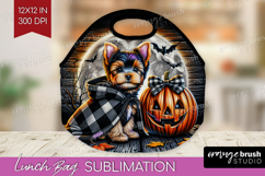 Yorkie Dog Lunch Bag Halloween Lunch Bug PNG Sublimation Product Image 1
