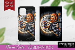 Yorkie Dog Phone Case PNG Halloween Case PNG Sublimation Product Image 1