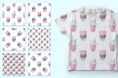 Coffee, milkshakes seamless pattern. Cute pattern Product Image 2