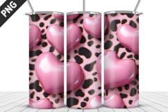 Lovely Hearts Tumbler Design | Valentine&#039;s Day Tumbler Wrap Product Image 1