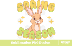 Easter Bunny Sublimation DTF Chick Farm Hip Hop Spring Joy Product Image 1