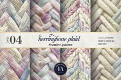 Herringbone Plaid Pattern | Fabric seamless Texture Product Image 1