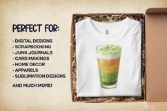 Matcha Corn Dog Clipart Bundle 4 PNG Product Image 2