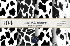 Cow Skin Print Pattern | Cowhide Pattern Product Image 1