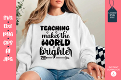 Teacher Svg Design, Teacher Quote Svg, Teacher Svg Product Image 1