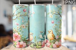 Spring Easter Tumbler Wrap - High Quality 300 Dpi Product Image 1