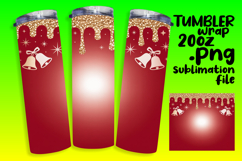 CHARMING 20oz Tumbler Template for Custom Gifts , Christmas Product Image 1