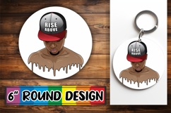 Timeless Sublimation Circle, Afro Mam Product Image 1