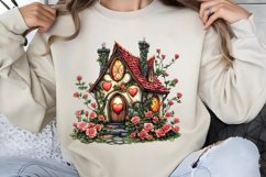 Valentines Day Fairy Houses Clipart PNG Product Image 1