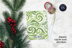 Watercolor Matcha Pattern, Green Wash Texture Product Image 4