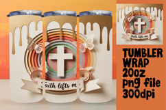 20oz Sublimation Template for Creatives , Christian Product Image 1