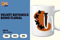 Velvet Botanics Boho Floral Monogram Product Image 1