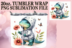 Happy Vibes 20oz tumbler wrap, Dino Product Image 1