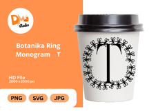 Botanika Ring Monogram Product Image 1