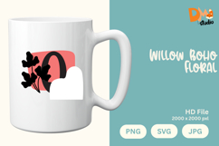 Willow Boho Floral Monogram Product Image 1