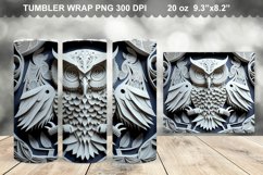3D Owl Tumbler Sublimation Bundle - 3D Owl Tumbler Wrap Product Image 11