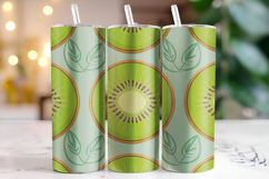 Kiwi Slices Tumbler Wrap | Sublimation | Tumblers Product Image 1