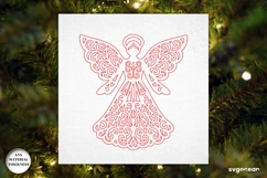 Christmas Angel Ornament Laser Cut | Glowforge | SVG Product Image 2