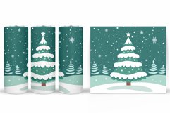 Christmas Tree Tumbler Sublimation. Christmas Tumbler Design Product Image 2