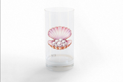 Scallop Shell Pearl Jewel Seashell Treasure PNG Summer Product Image 3