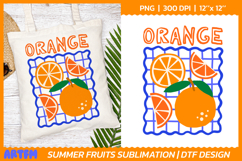 Oranges Sublimation | Summer Tropical Fruit DTF Print Product Image 1