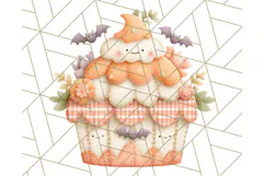 Kawaii Halloween Clipart Cute Kids and Candy Elements Png Product Image 4