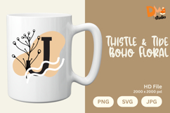 Thistle &amp; Tide Boho Floral Monogram Product Image 1