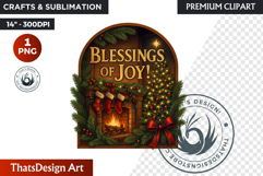 Christmas Greetings clipart PNG, Holiday Quotes wishes Product Image 1