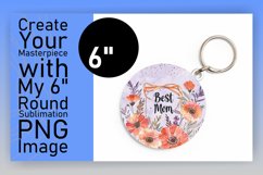 Mother's Day Sublimation Car Coaster - Circular Product Image 1